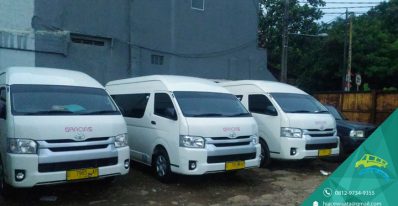 rental hiace dan elf di tangerang selatan