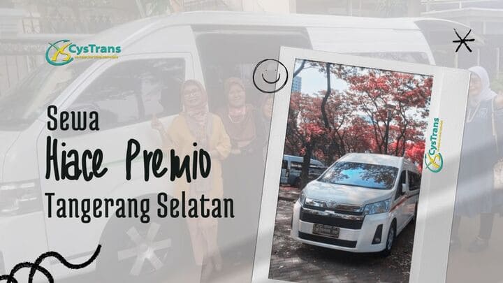 sewa hiace premio murah di tangsel