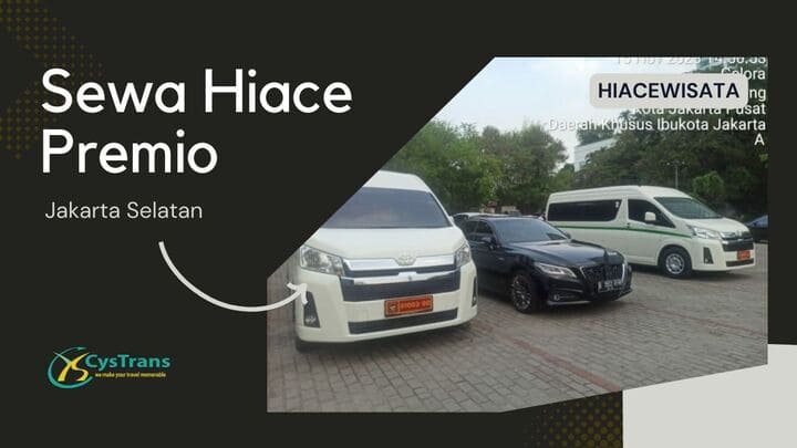 sewa hiace premio jaksel murah terbaik