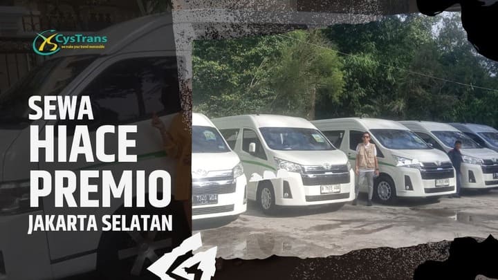 sewa mobil hiace premio jakarta selatan