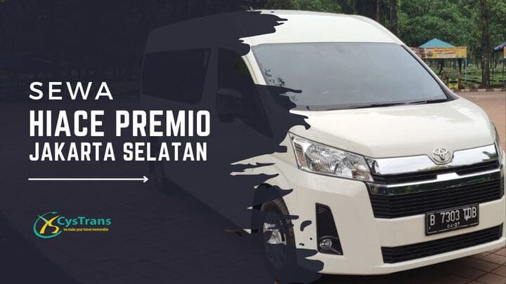 sewa toyota hiace premio di jakarta selatan