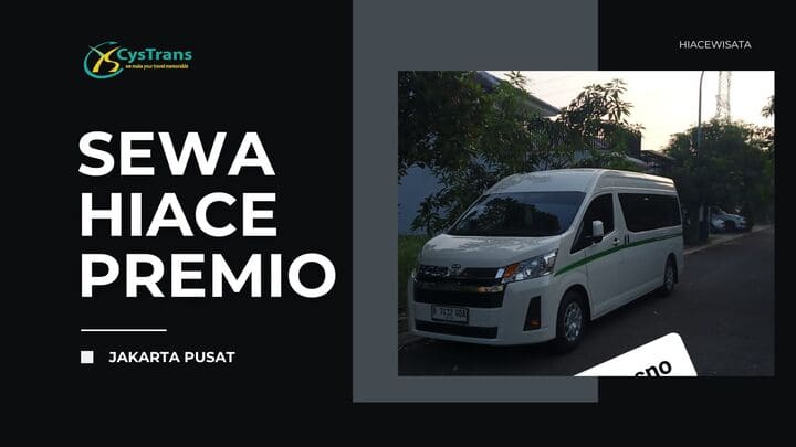 sewa hiace premio jakarta pusat