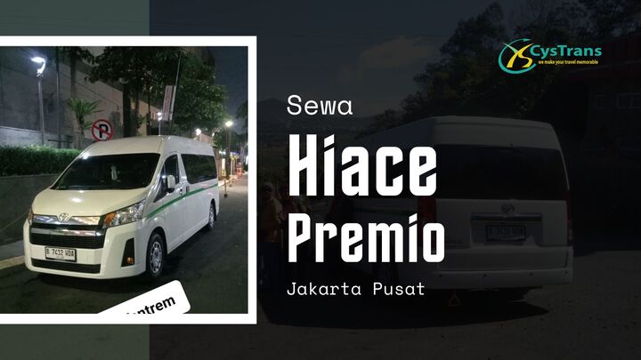 sewa hiace premio jakpus di hiacewisata