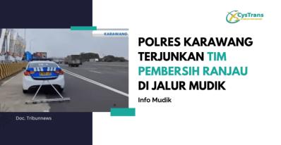 Tim Pembersih Ranjau Paku Polres Karawang