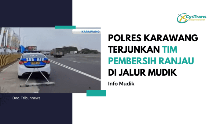 Tim Pembersih Ranjau Paku Polres Karawang