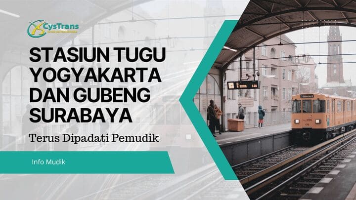 Stasiun Tugu Yogyakarta dan Gubeng Surabaya Terus Dipadati