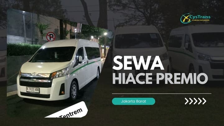 sewa hiace premio jakarta barat