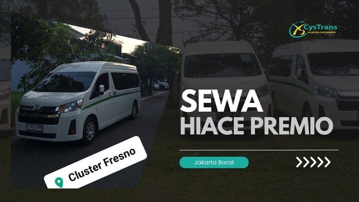 sewa hiace premio jakarta barat