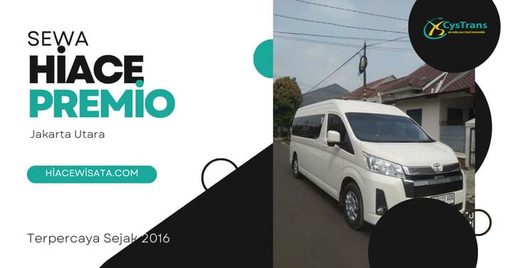 sewa hiace premio jakut